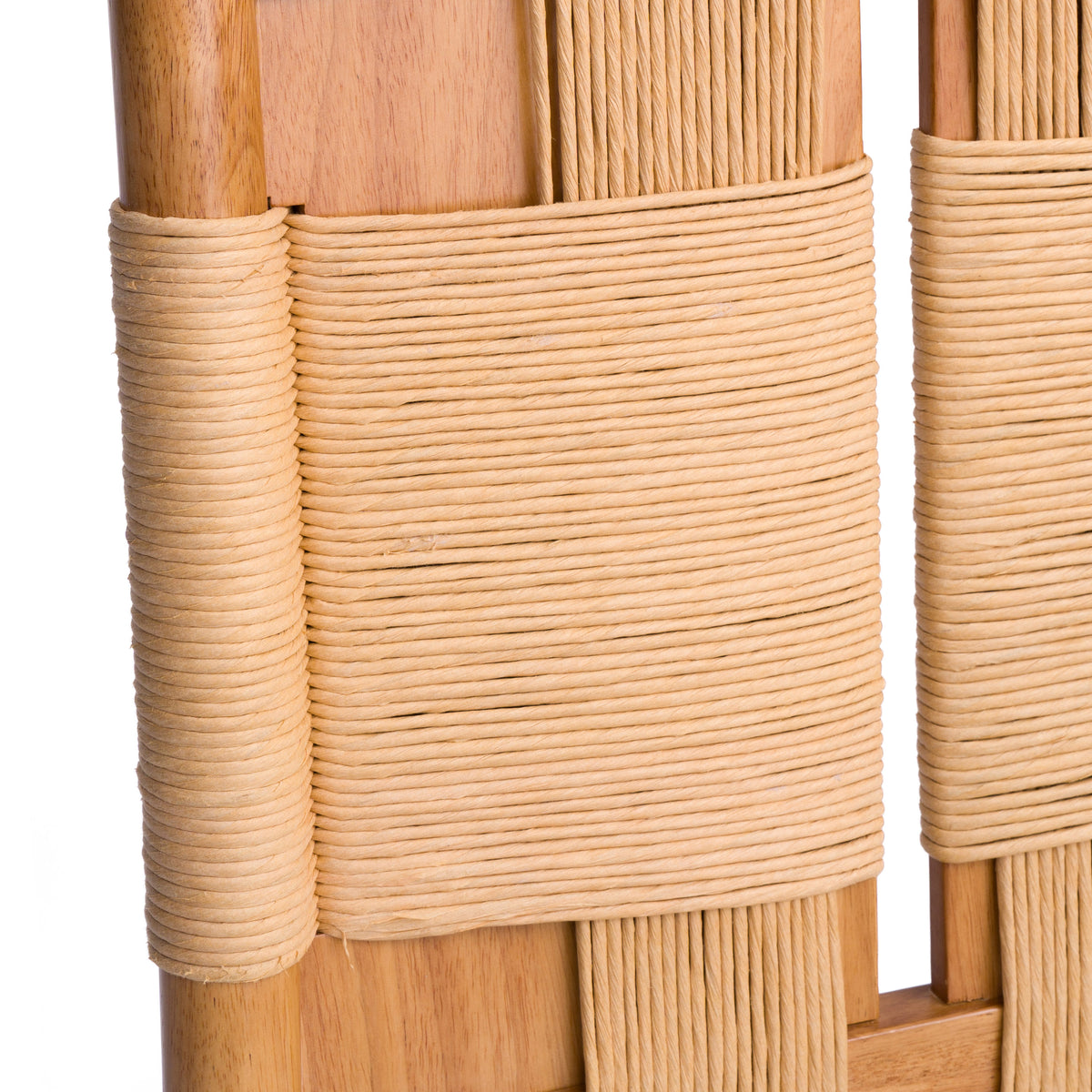 2-Piece Paper Rope Dining Chairs Set