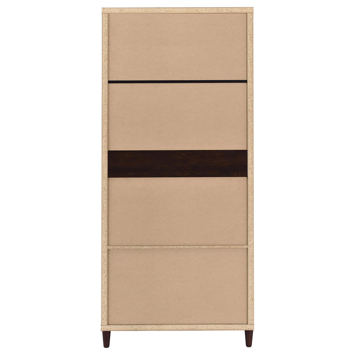 Nestor - 2 Drawer Tall Accent Cabinet With 2 Doors - Rustic