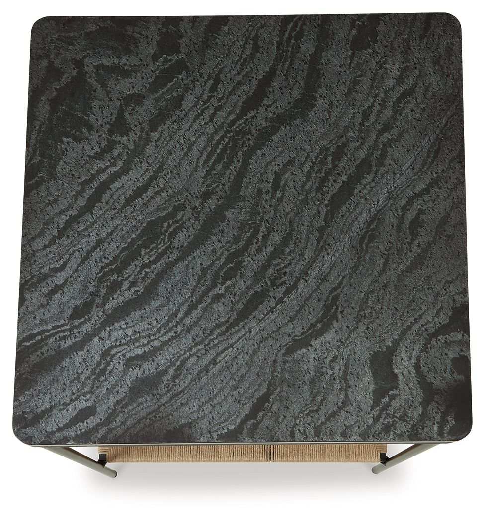 Minrich - Accent Table - Black / Natural - Best Buy Furniture