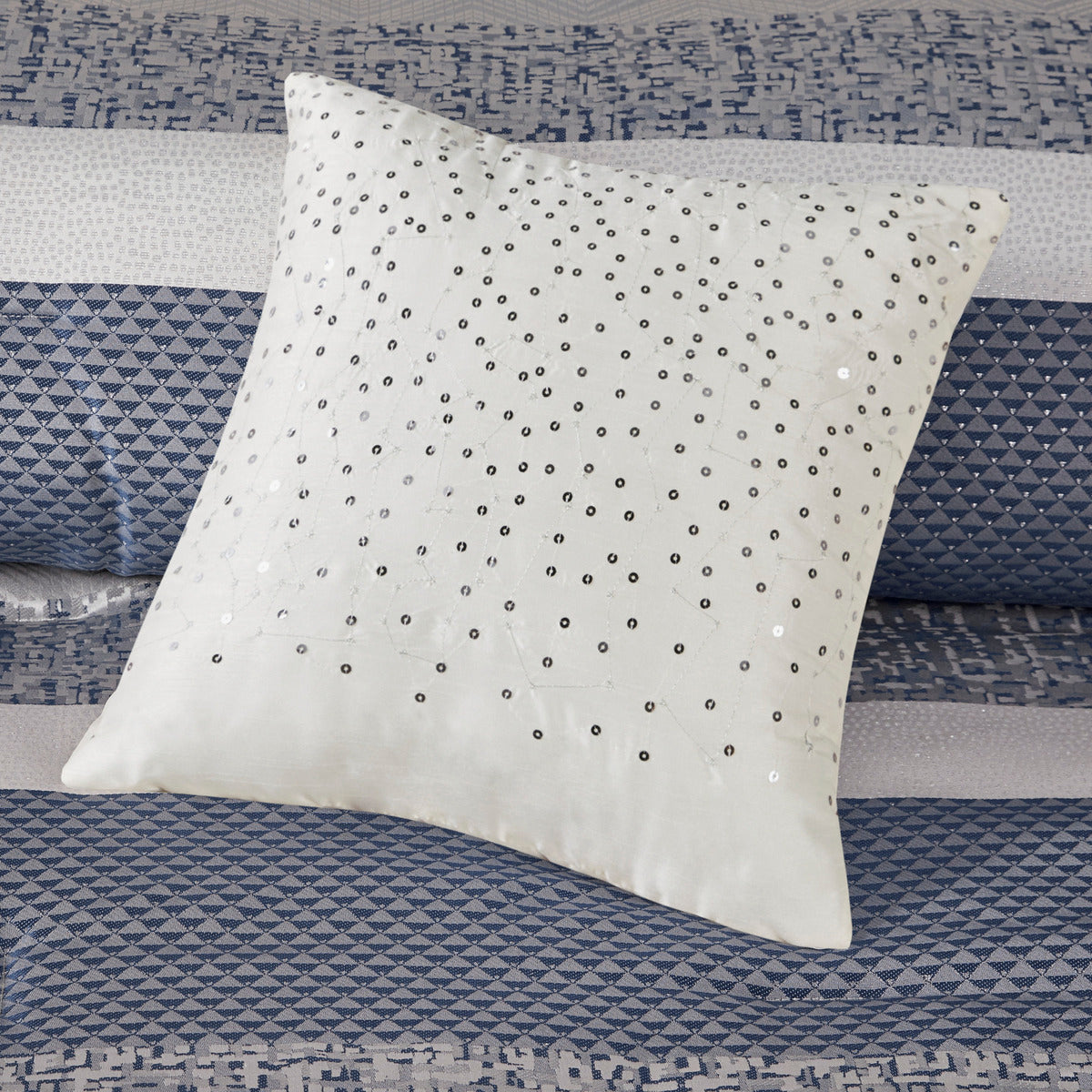 7 Piece Jacquard Comforter Set