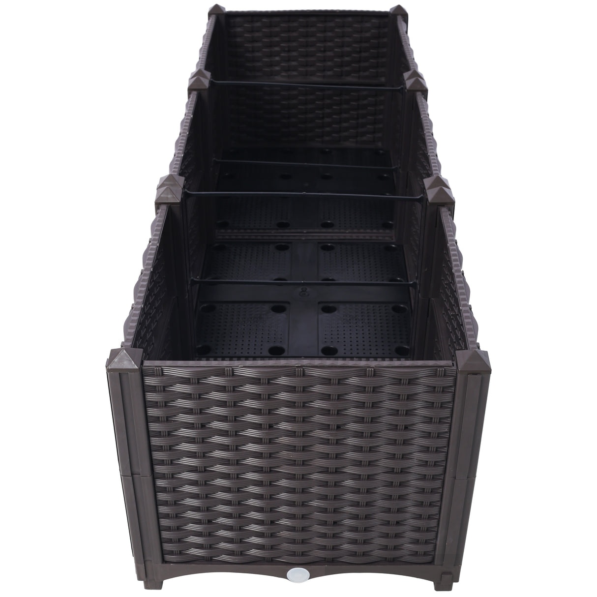 Deep Raised Garden Bed Plastic Planter Boxes