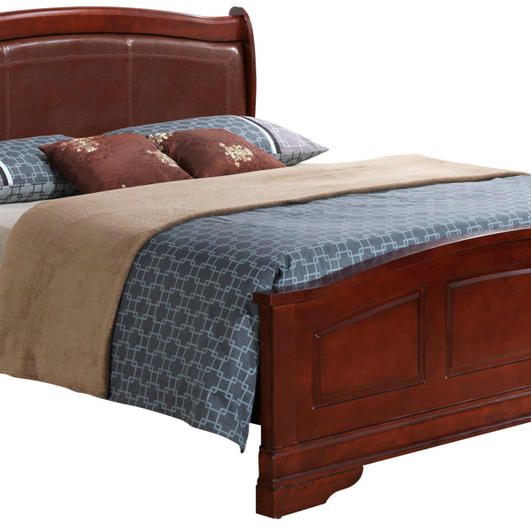 Panel Sleigh Bed Elegantly Crafted