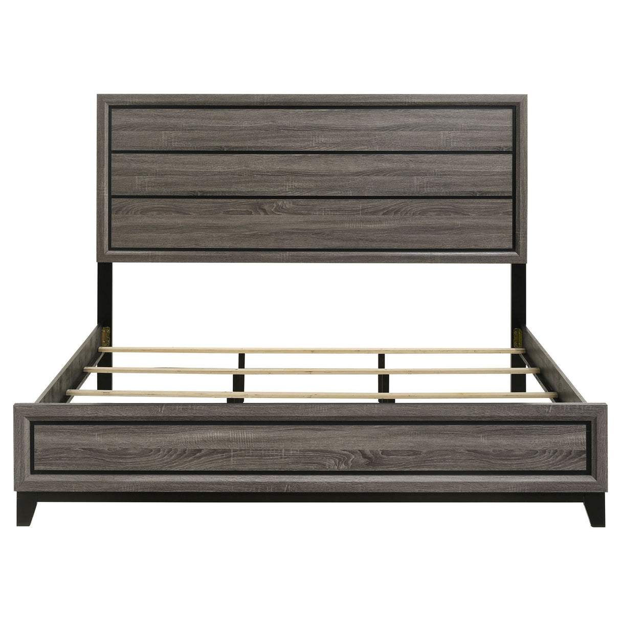 Carina - Eastern King Bed - Oak