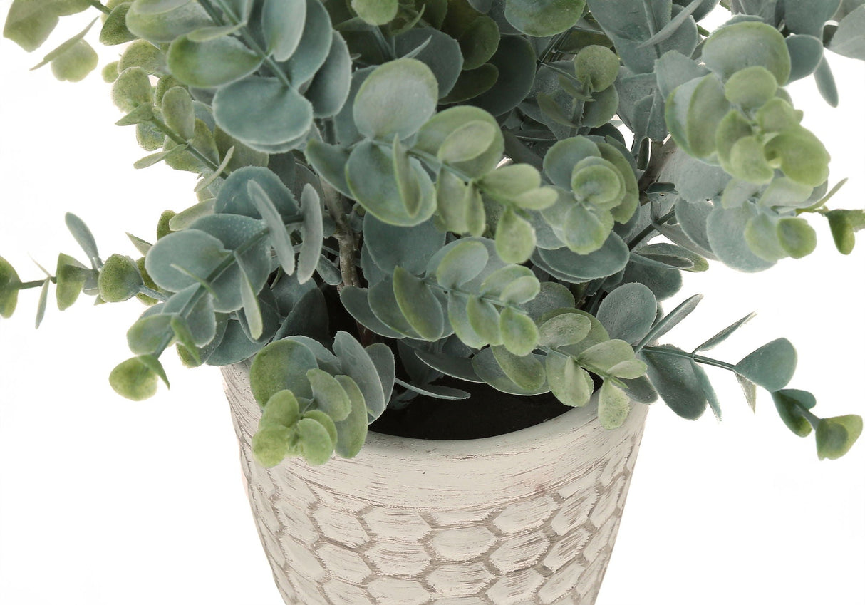 13" Tall, Artificial Plant, Eucalyptus Grass, Indoor, Faux, Fake, Table, Greenery, Potted, Decorative (Set of 2) - Green / White - Best Buy Furniture