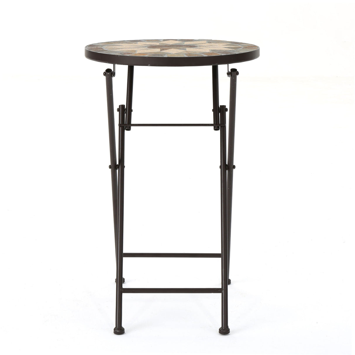 Silvester - End Table - Beige / Black - Best Buy Furniture