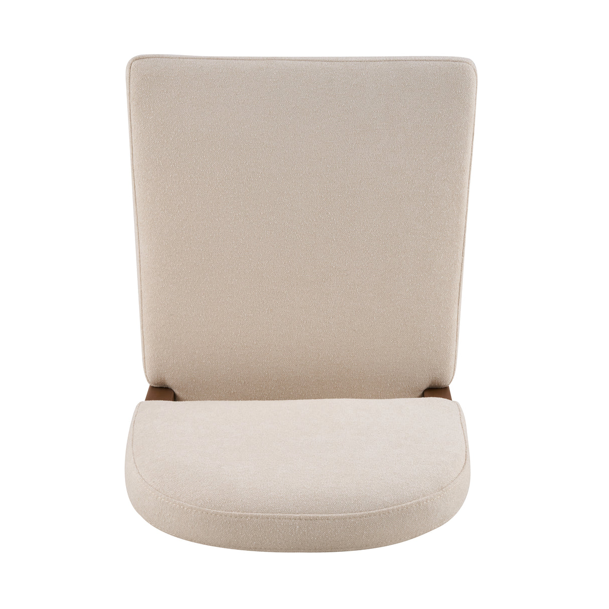 26'' Seat Height Fabric & Rubberwood Bar Stool