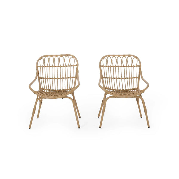 Monsoon - Outdoor Accent Chair With Open Weave Design - Best Buy Furniture