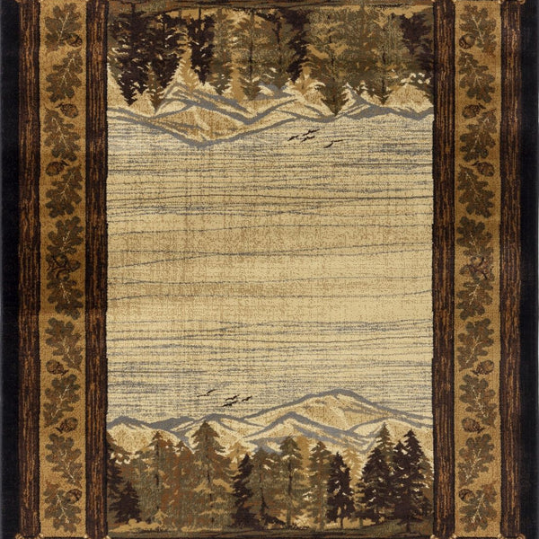 Nature's Nest - GC_CBL3009 Lodge Area Rug