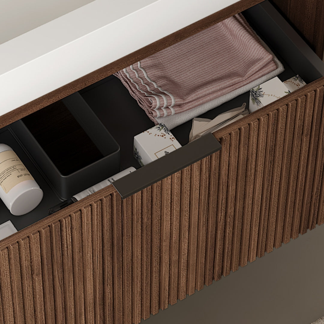YOLAN 30" Freestanding Plywood Cabinet without Basin, Retro