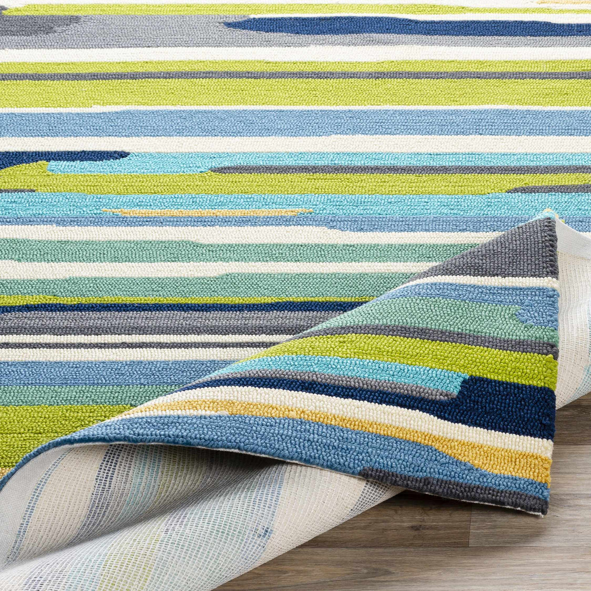 Ephrata Colorful Blue Rug - Clearance