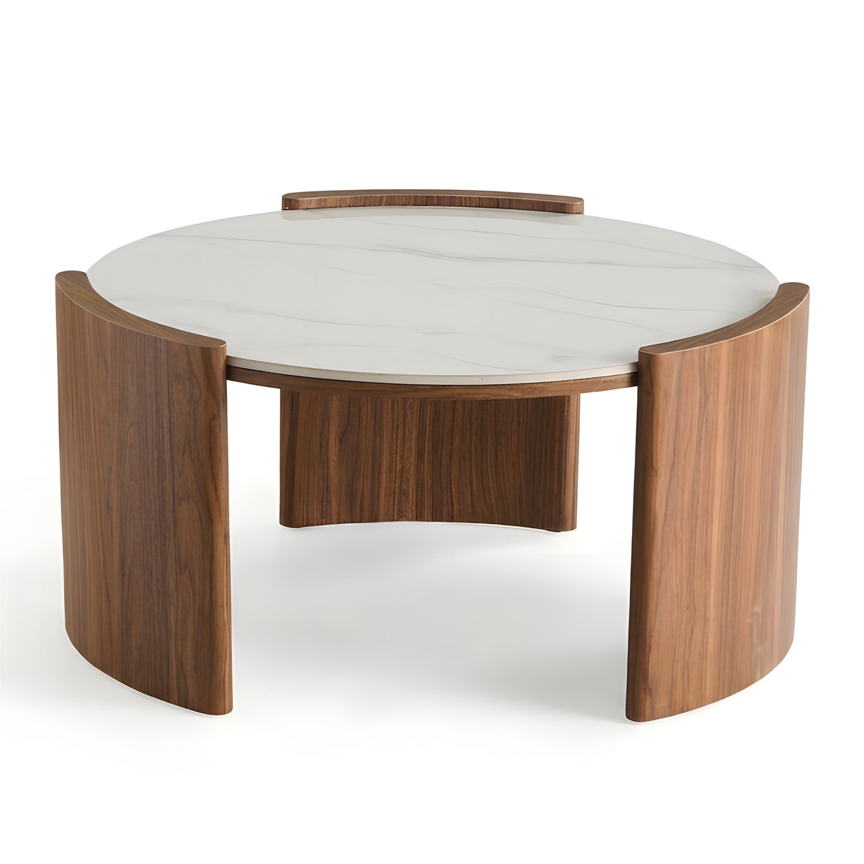 Modern Round Sintered Stone Coffee Table
