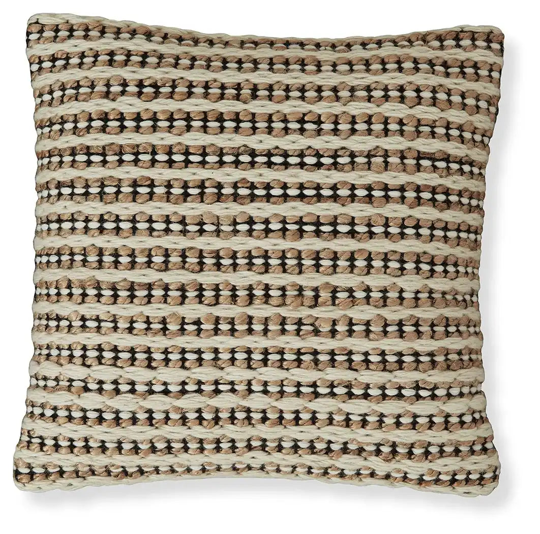 Nealington - Pillow (Set of 4) - Brown / Black / White - Best Buy Furniture