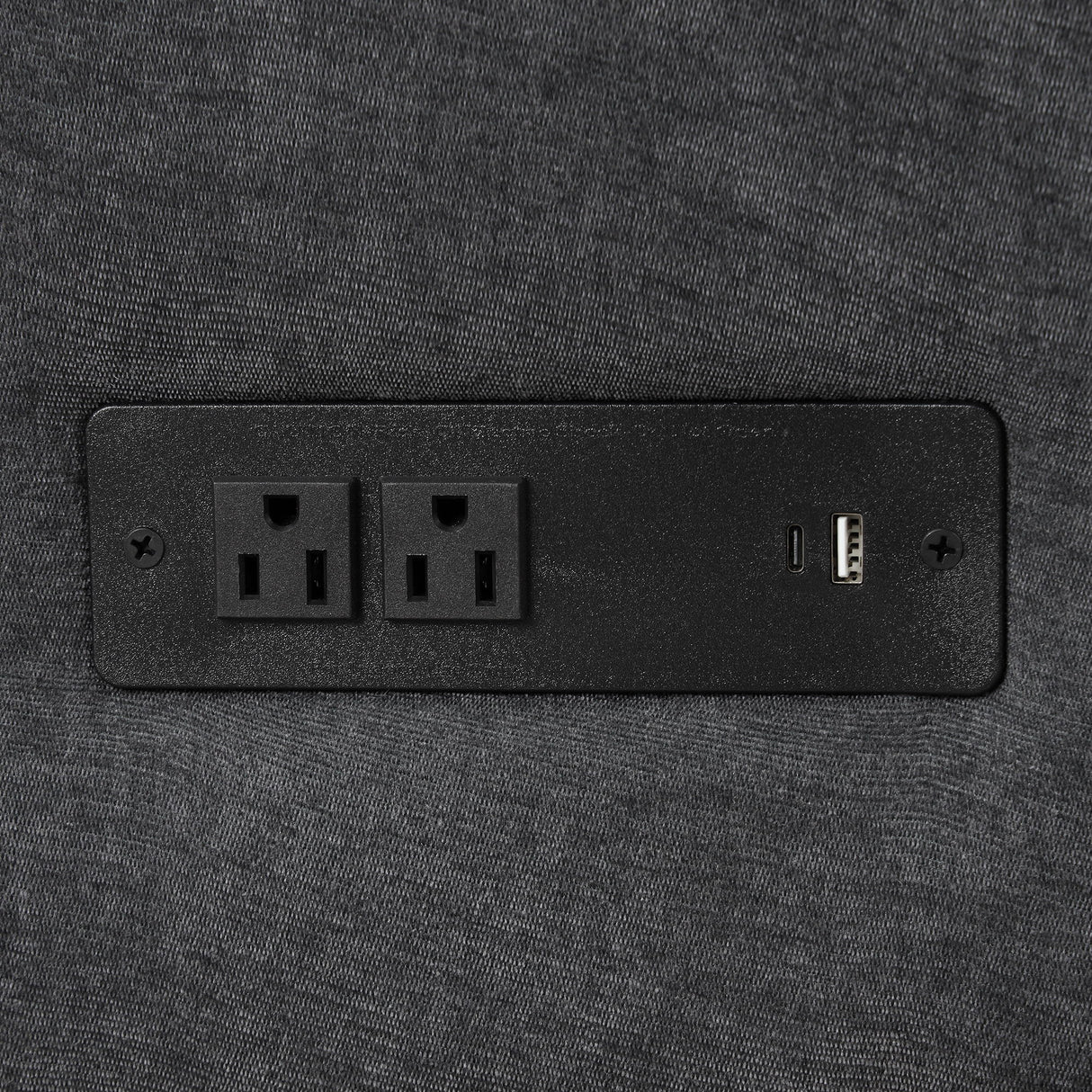 L-Shaped Sofa Convertible Sofa Bed Pull Out Sofa Sleeper With Two Back Pillows, Two USB Ports And Two Power Sockets For Living Room
