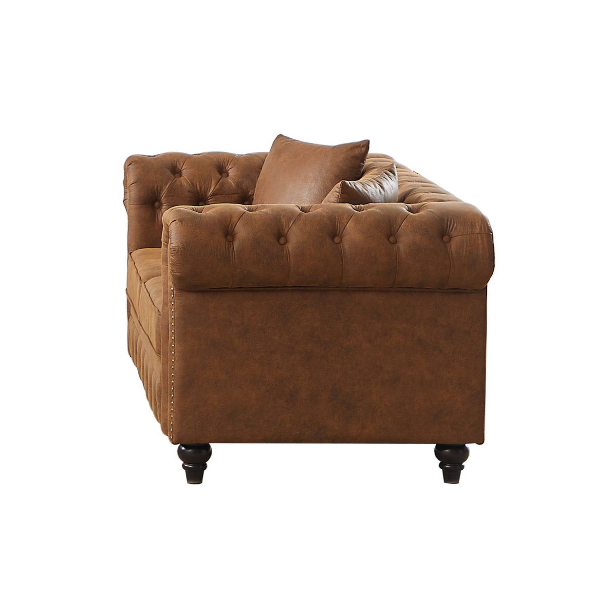 FX 63.5" Contemporary Design Chesterfield Sofa