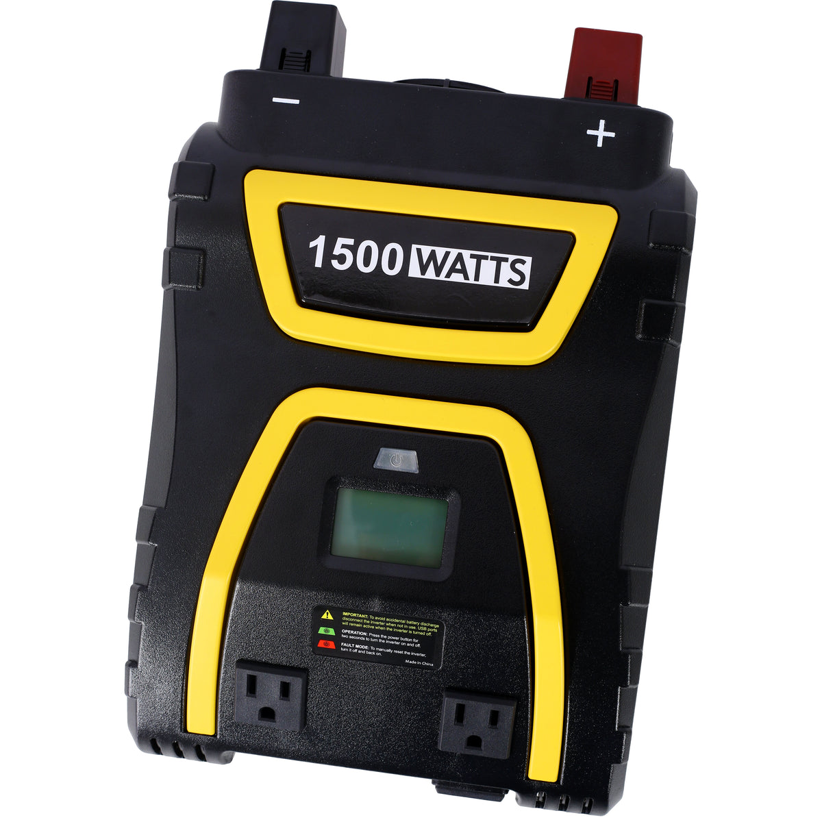 1500 Watts Power Inverter with LCD Display - Portable AC Power Solution