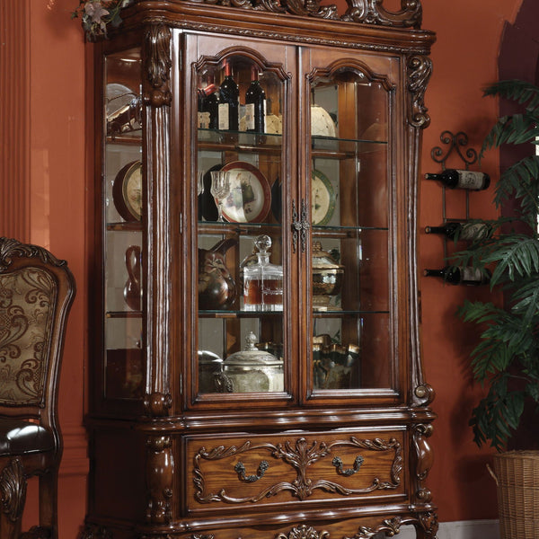 Dresden - Curio - Cherry Oak - Best Buy Furniture