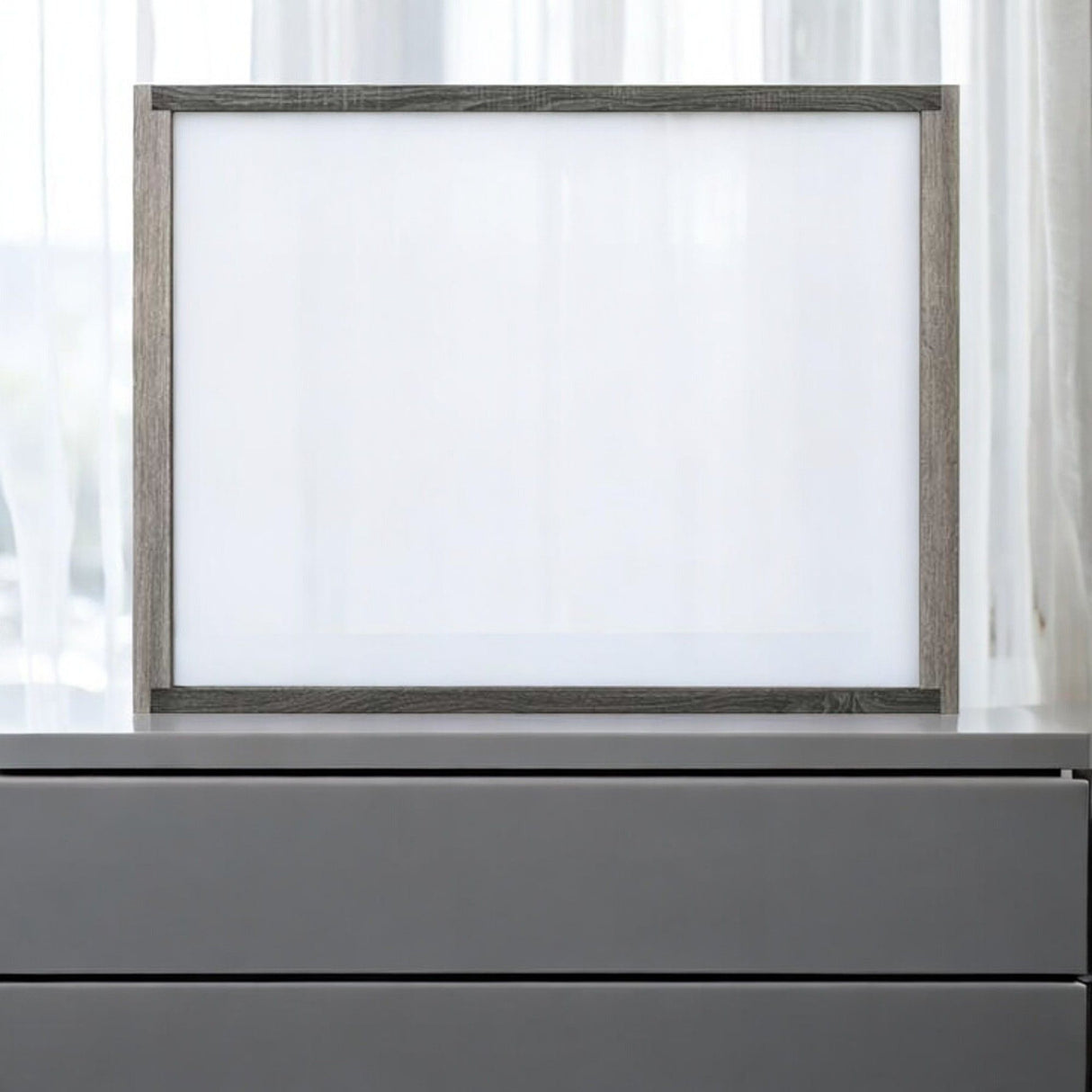 Jehoram - Mirror - Gray - Best Buy Furniture