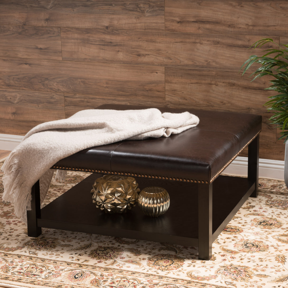 Large Square Ottoman Bench