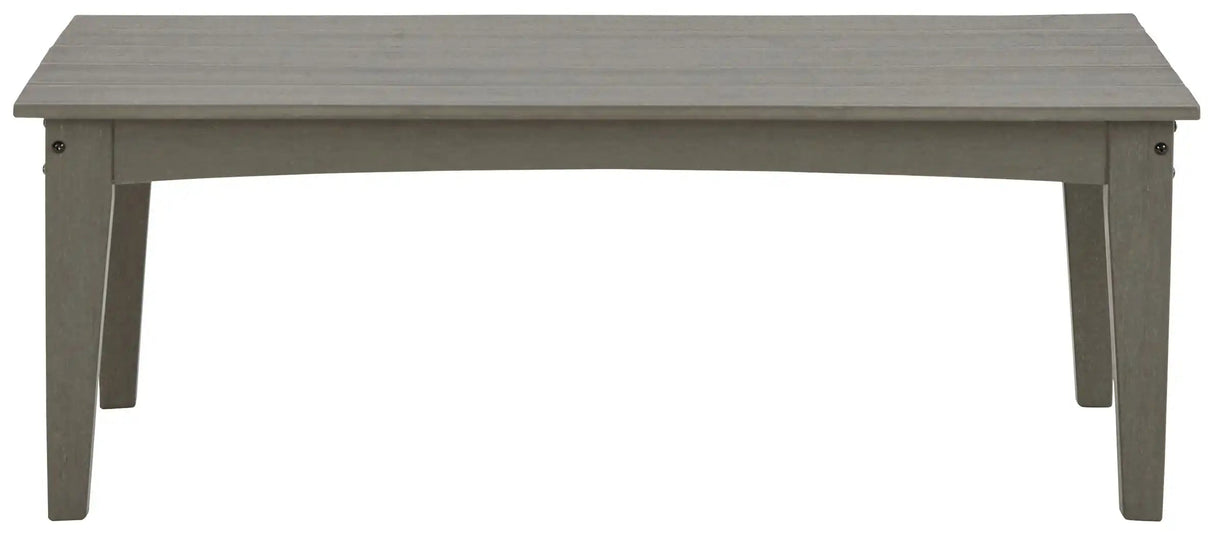 Visola - Rectangular Cocktail Table - Gray - Best Buy Furniture
