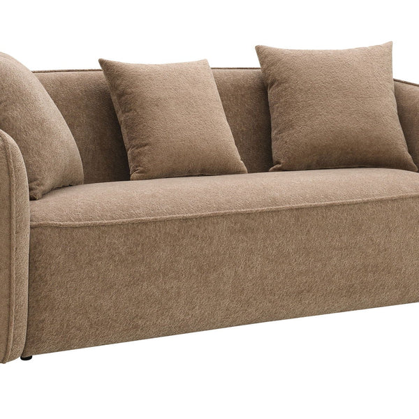 Keith - Sofa With 3 Matching Color Toss Pillows