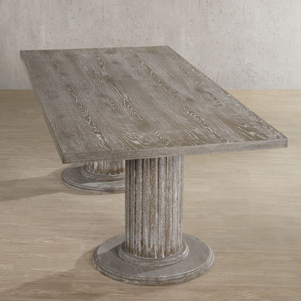 Gabrian - Reclaimed, Dining Table - Gray - Best Buy Furniture