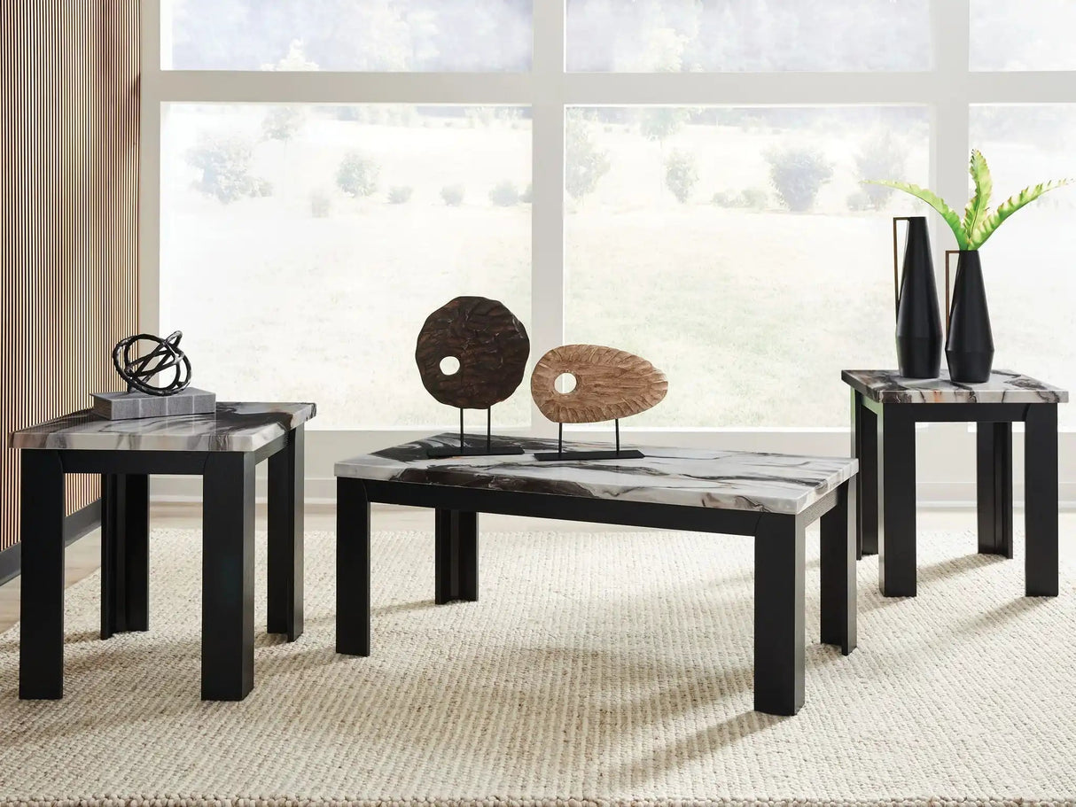 Jazmore - Occasional Table Set (Set of 3) - Dark Brown - Best Buy Furniture