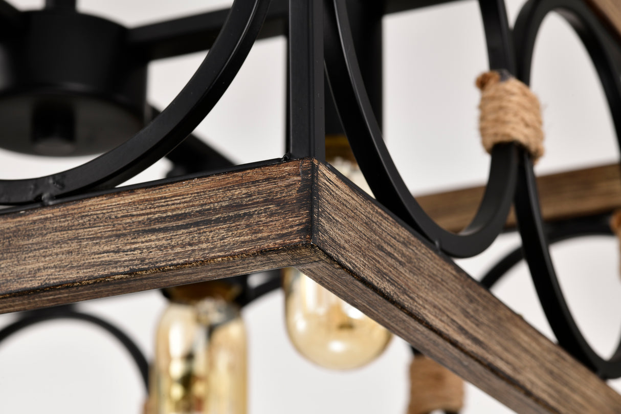 4-Light Square Kitchen Island Lights