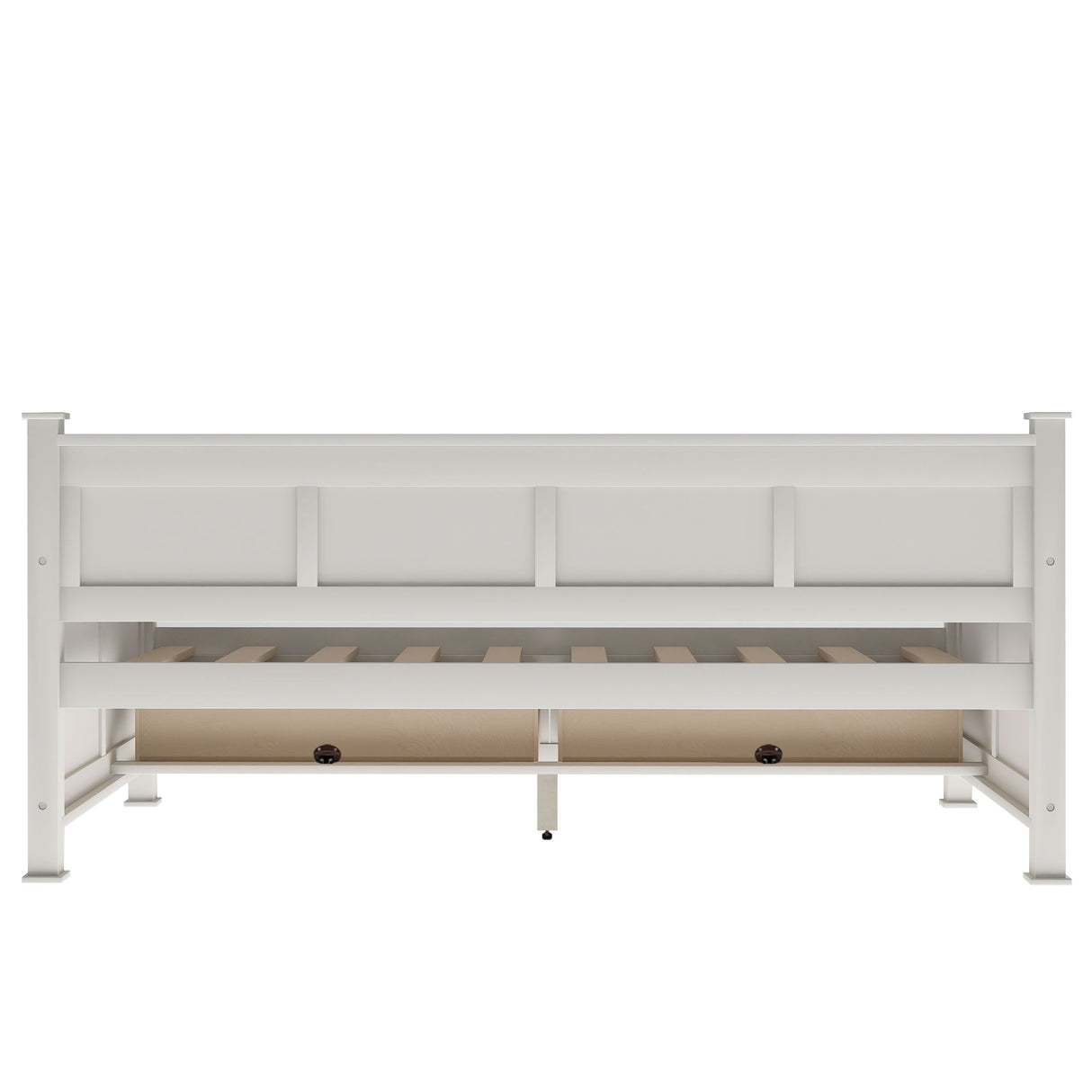 Modern Daybed With 2 Large Drawers, X Shaped Frame