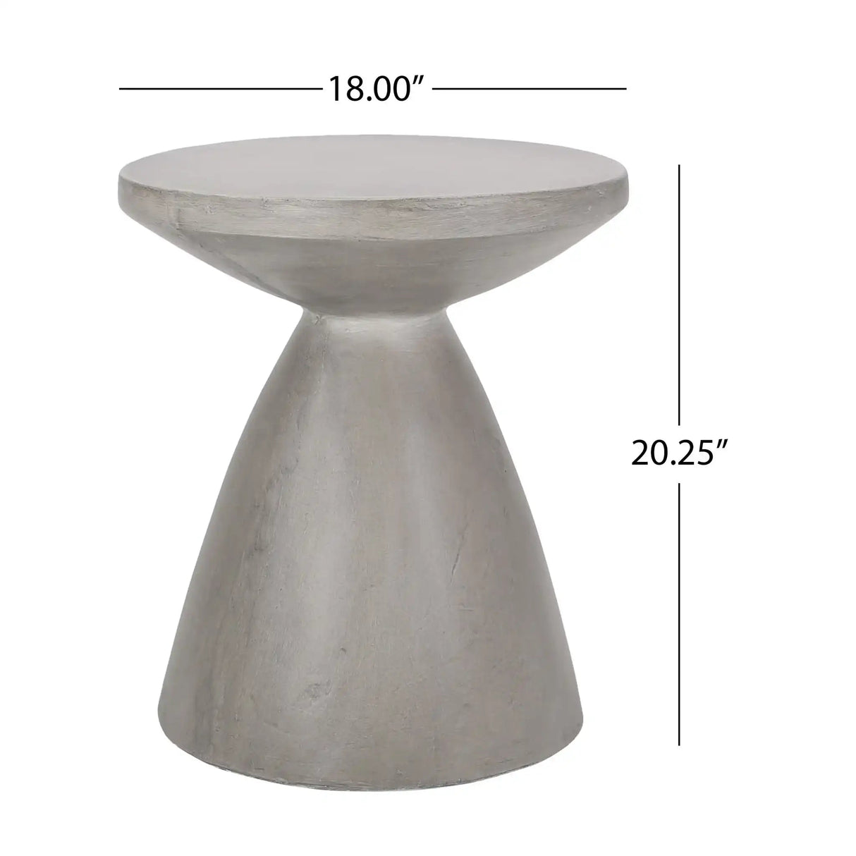 Outdoor / Indoor Lightweight Concrete Side Table - Best Buy Furniture