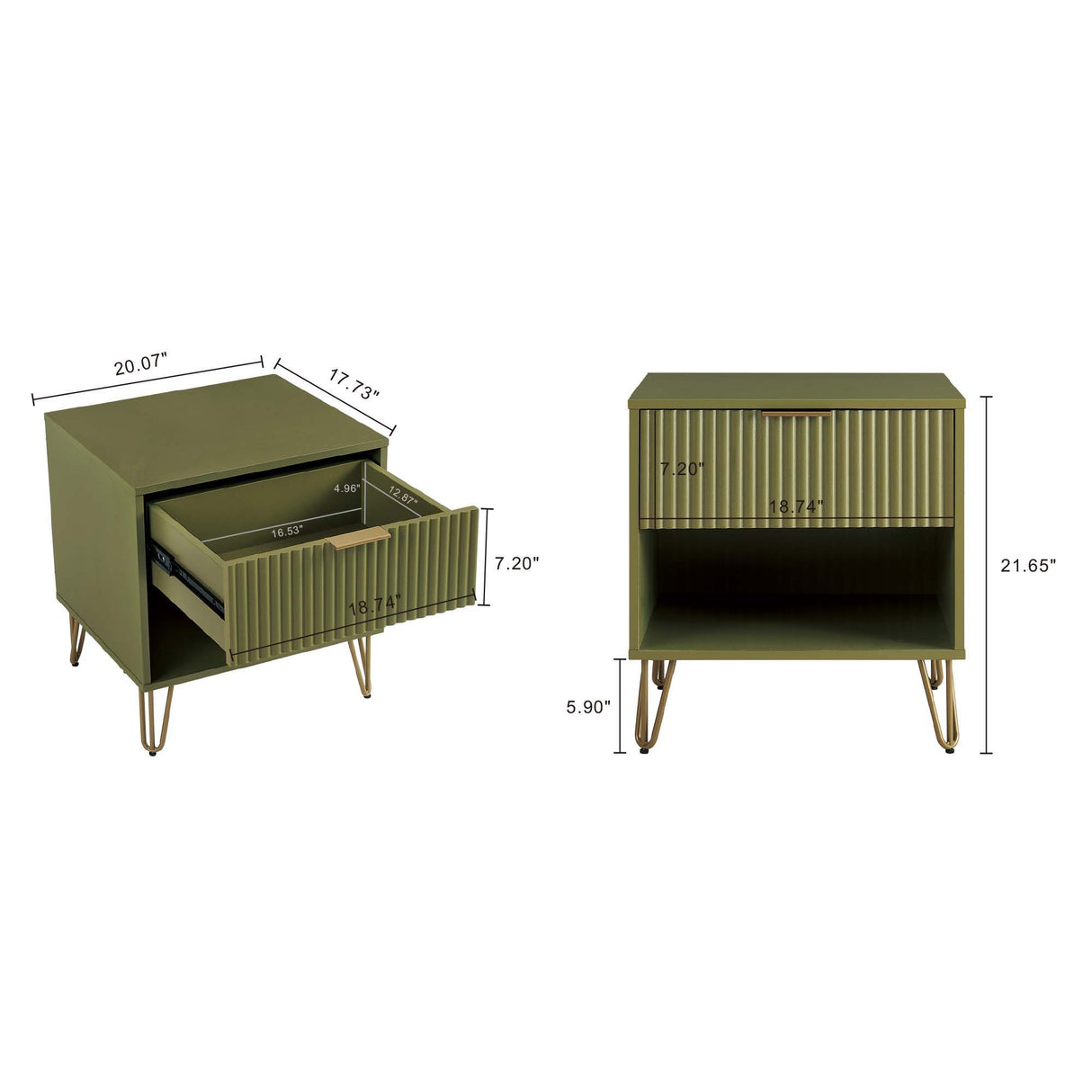 Dumbo - Modern Nightstand