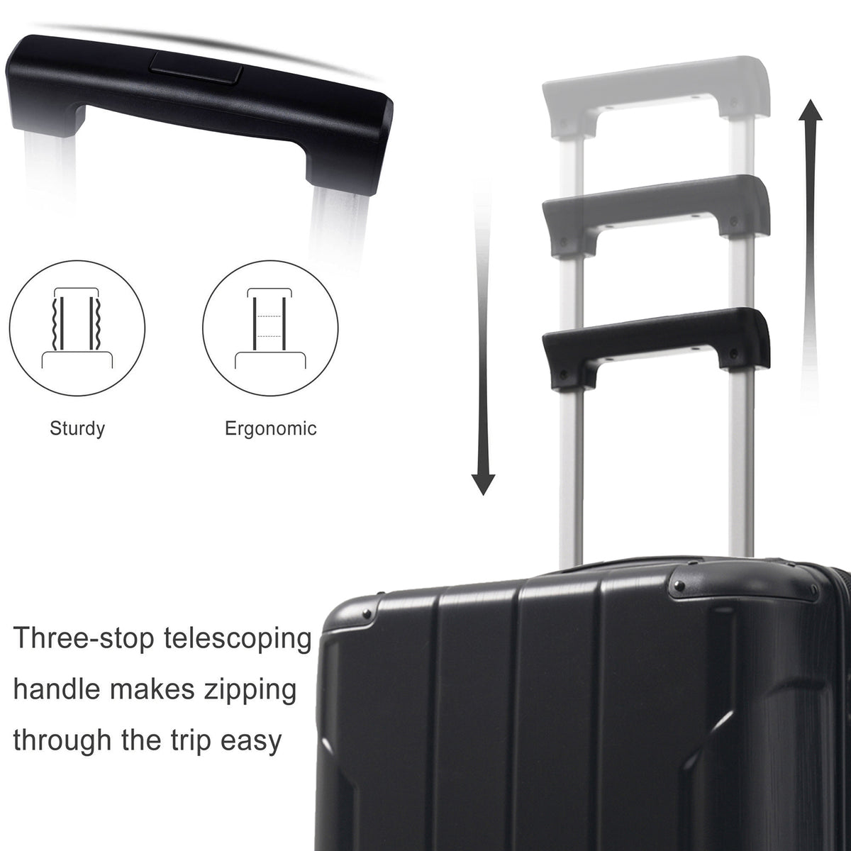 Lightweight Durable ABS Hardshell Luggage