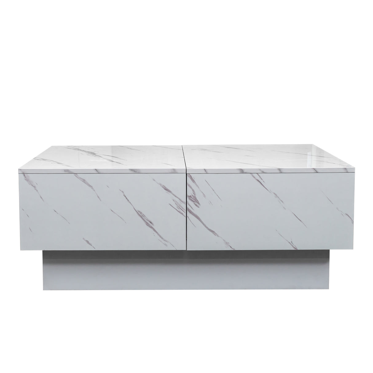Coffee Table with Sliding Tabletop and Hidden Storage