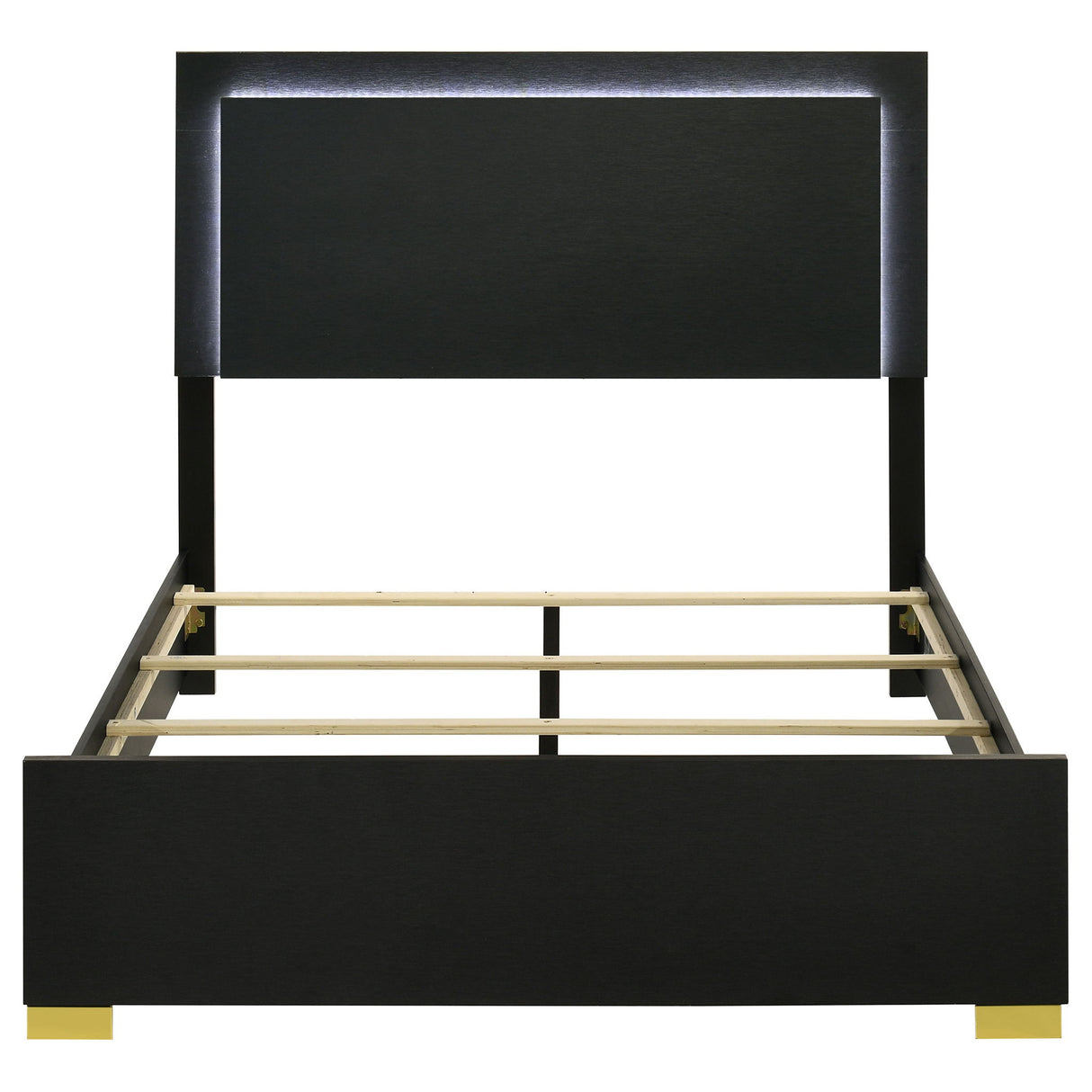Jeremiah - LED Panel Bed With Touch Controlled Lighting