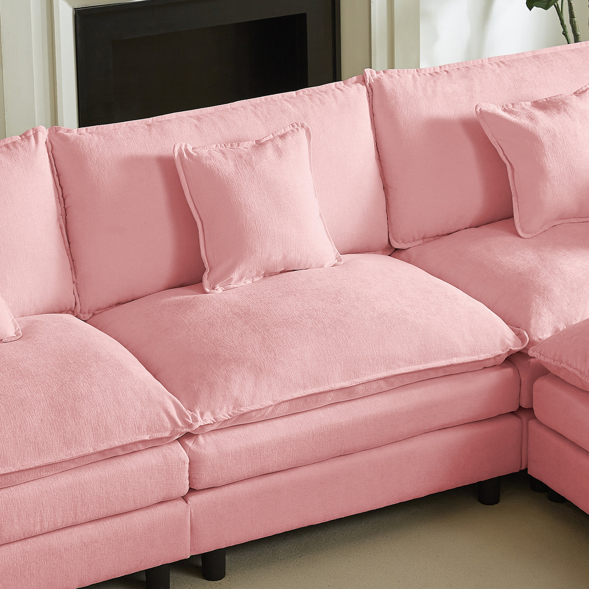 Modular Sectional Sofa - 110 Inch L Shaped Couch Set