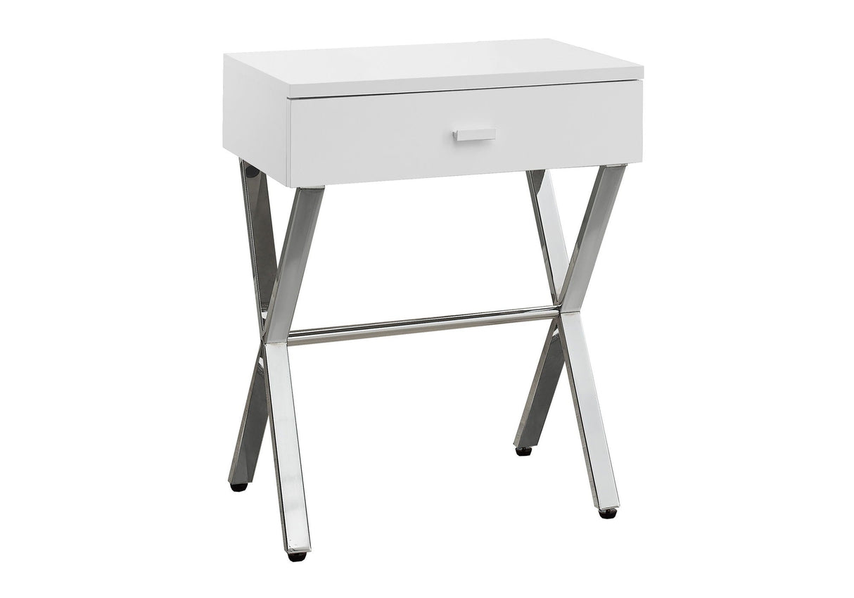 Accent Side X Table, Storage Drawer, Contemporary & Modern - Best Buy Furniture