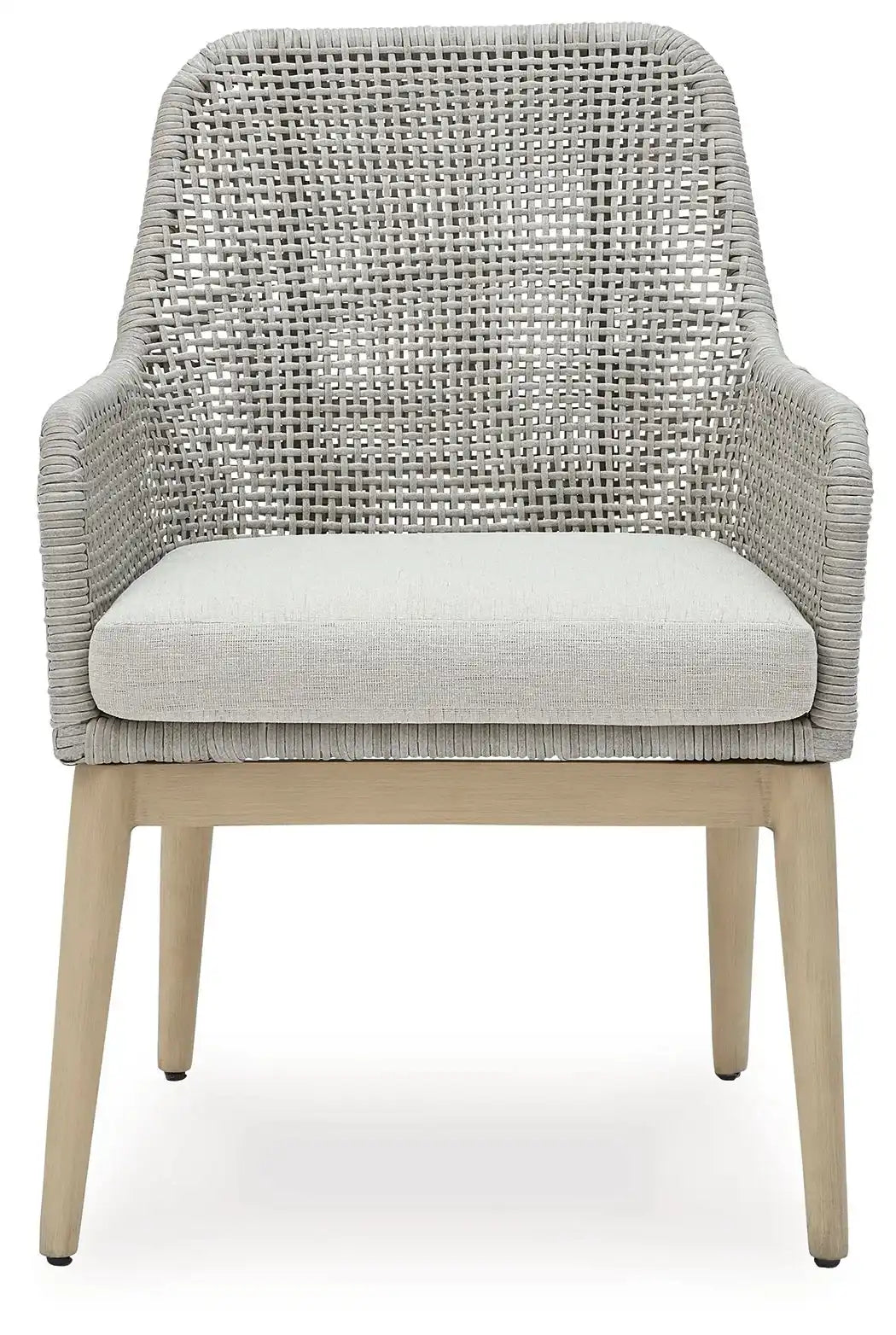 Seton Creek - Arm Chair With Cushion (Set of 2) - Gray - Best Buy Furniture