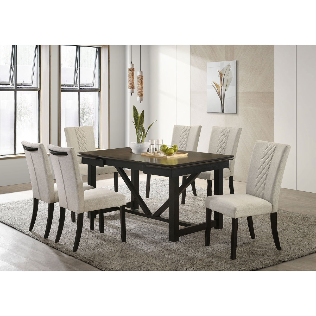 Modoc - Upholstered Dining Side Chair (Set of 2) - Beige