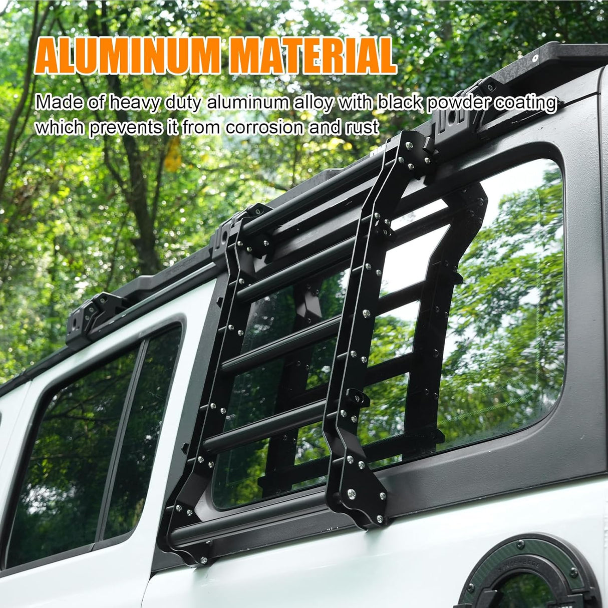 Rear Window Ladder for Jeep Wrangler JL JLU (2018-2025)