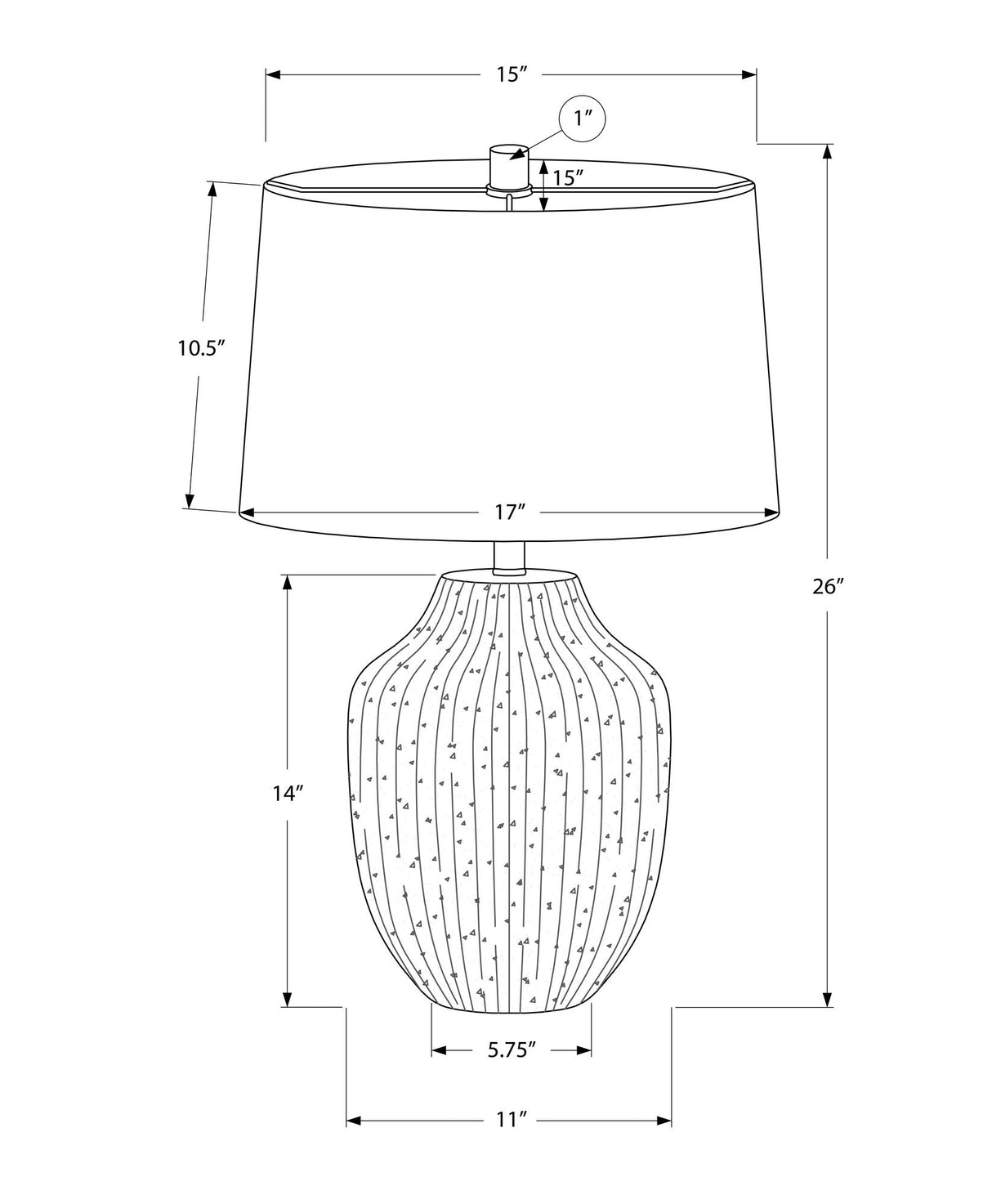 Lighting, Table Lamp, Ceramic, Transitional - Cream - Best Buy Furniture