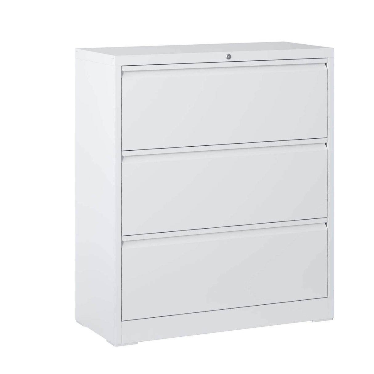 Lateral File Cabinet, Locking Heavy Duty, Anti-Tip Safety Interlock, Vertical Storage For Letter/Legal/A4 Files