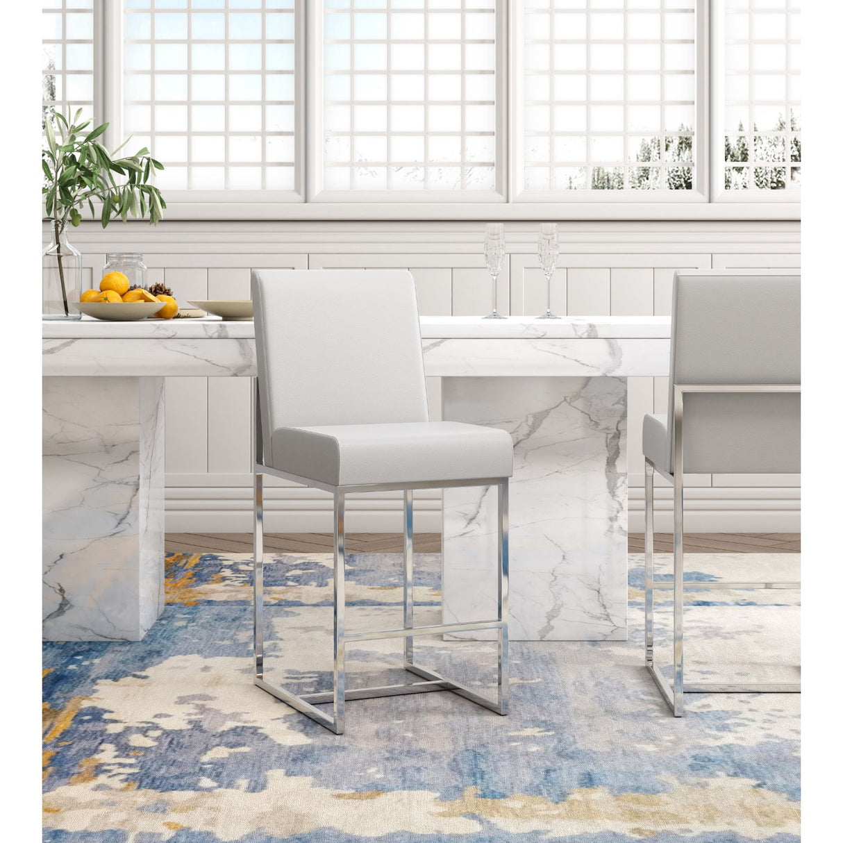 Element - Barstool - White