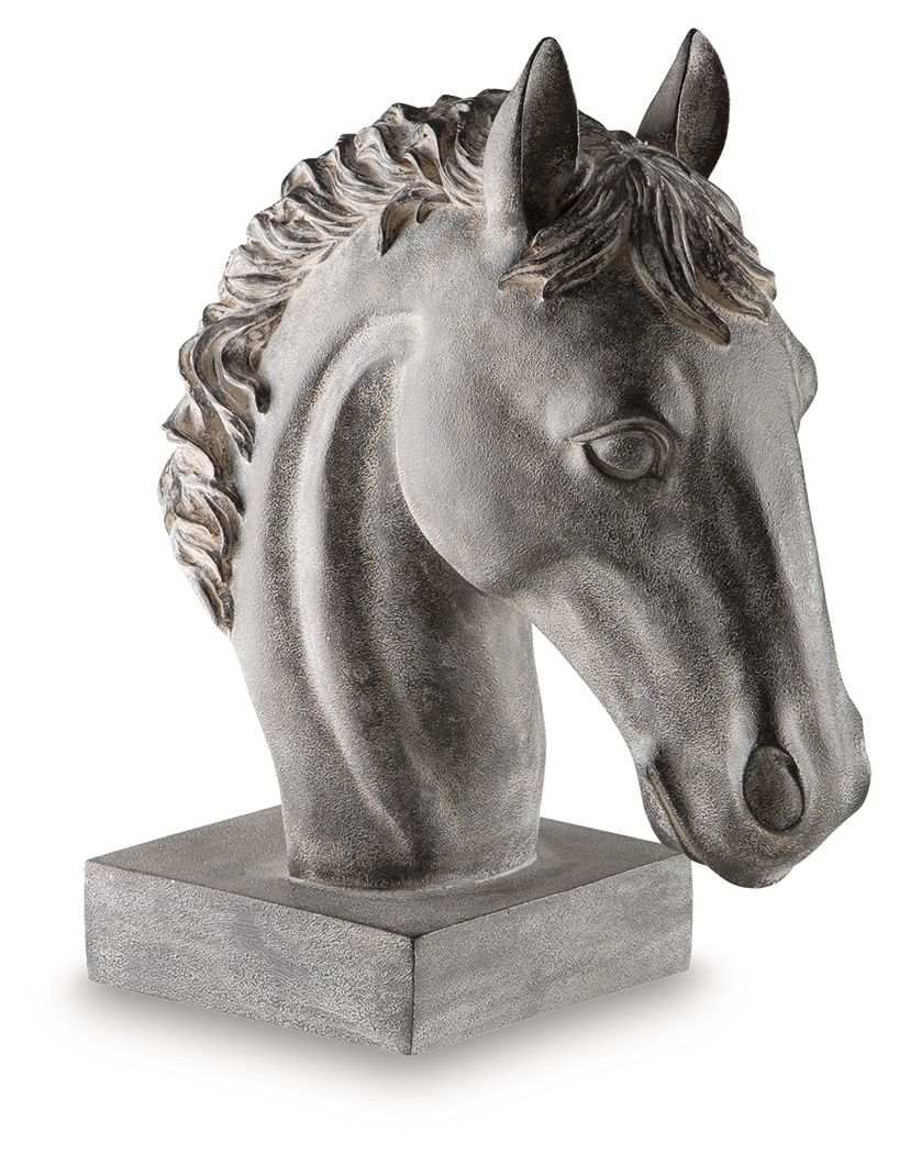 Carnlow - Sculpture - Antique Black - Best Buy Furniture