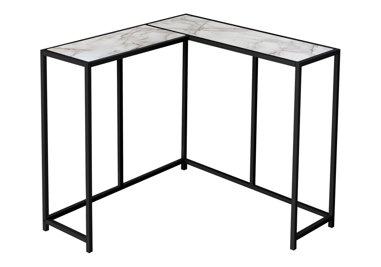 Corner Accent Console Table For Entryway, Unique L-Shaped Design - Best Buy Furniture