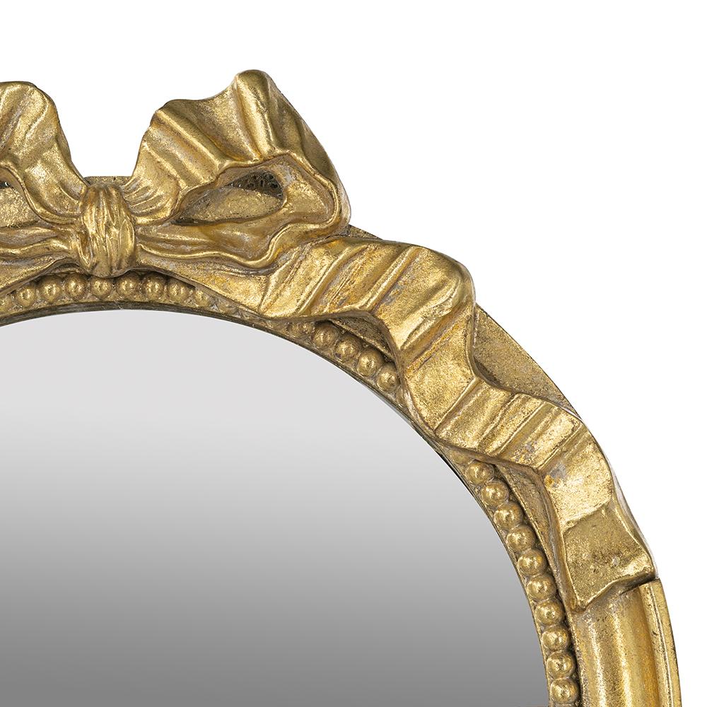 16x1.5x49" Arched Wall Mirror with Ornate Frame