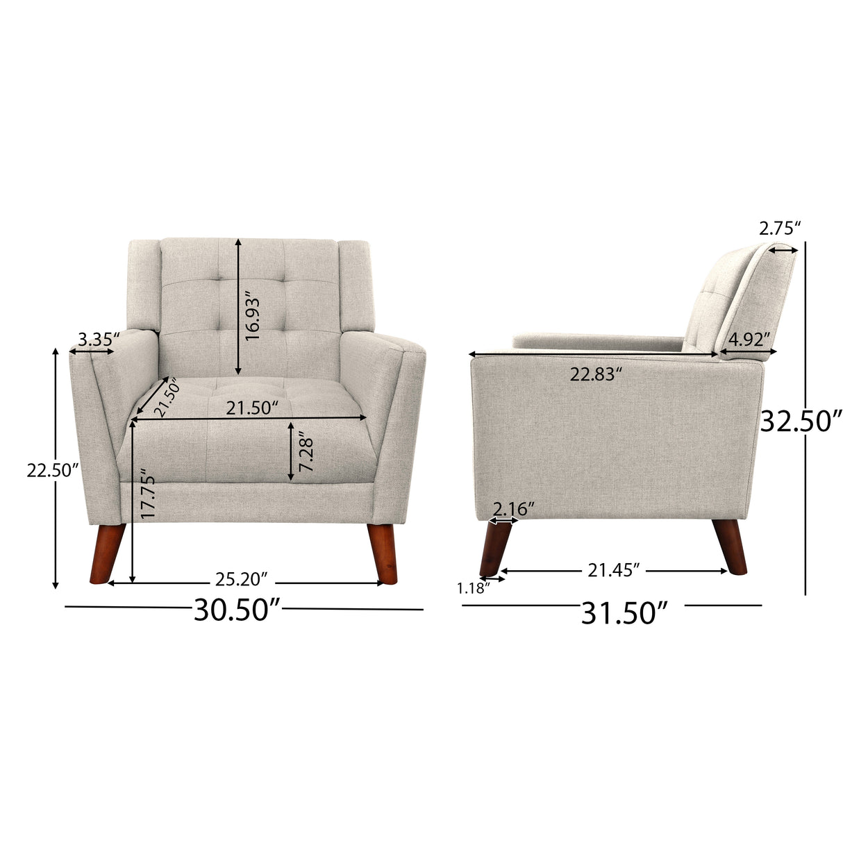 Mid-century Modern Armchair RR