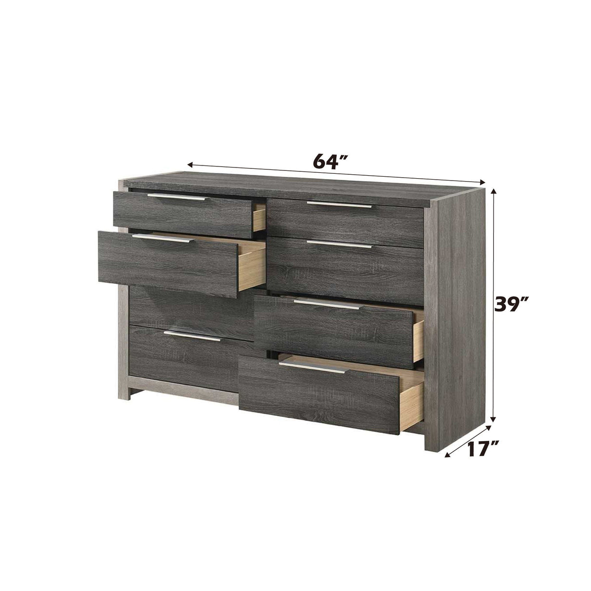 Jehoram - Dresser - Gray - Best Buy Furniture