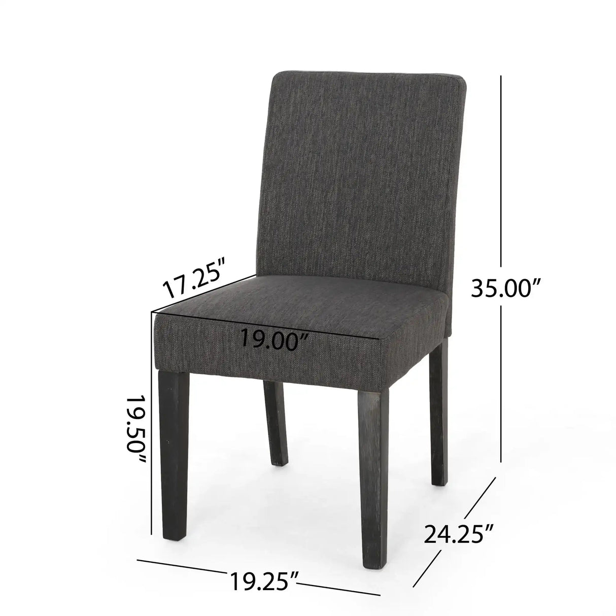 Contemporary Dining Chair With Upholstered Seating And Tapered Legs - Best Buy Furniture