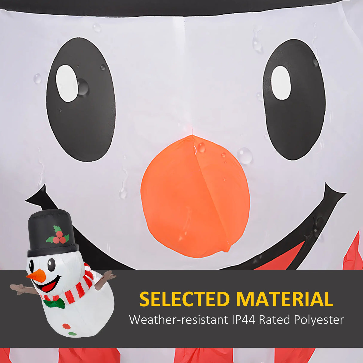 3.4' Inflatable Hanging Snowman Christmas Display
