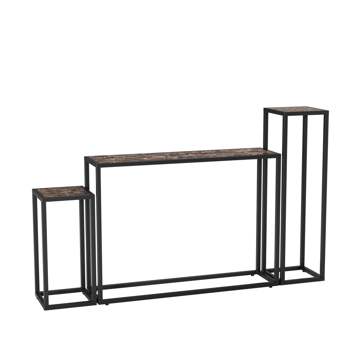 3-Piece Set of Narrow Table