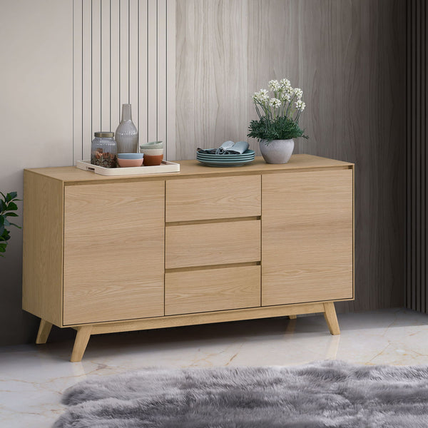 Kasem - Server - Oak - Best Buy Furniture